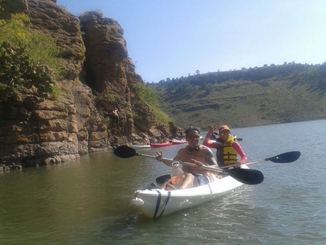 Kayak doble remo